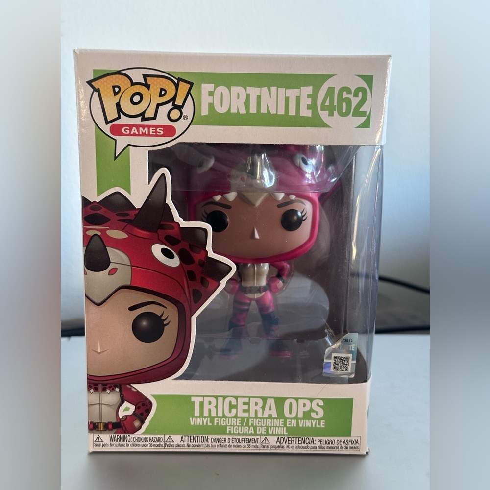 Funko Pop! Games Fortnite Tricera Ops #462 Vinyl Figure In Box‎